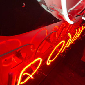 Logo Designs with Neon Overlay