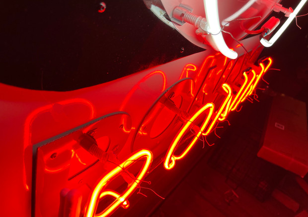 Logo Designs with Neon Overlay