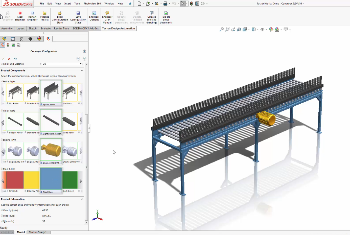 solidworks conveyor