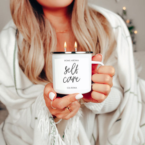 Thumbnail: 16oz Reusable Metal Candle Mug