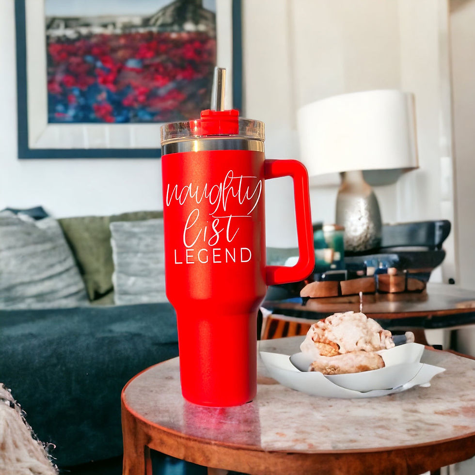 Thumbnail: Naughty Legend 40oz Christmas Tumbler – Funny Holiday Cup