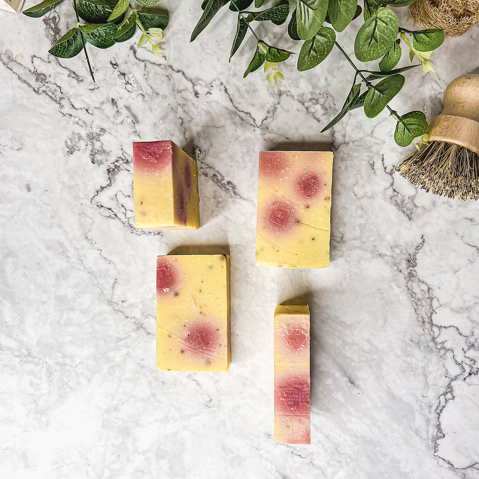 Honeysuckle Rose Petals BAR SOAP