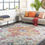 Thumbnail: Bodrum Area Rug with a modern, textured pattern in soft neutral colors.