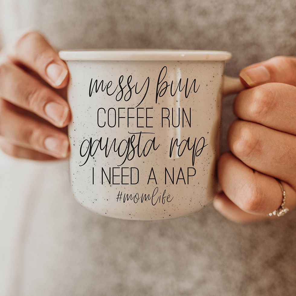Messy Bun Coffee Run 14.5oz Ceramic Mug