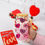 Thumbnail: Funny Candy Heart Glass Cup – 20oz Sarcastic Valentine’s Day Tumbler with Bamboo