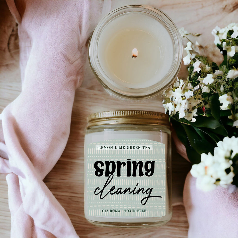 Thumbnail: Lemon Lime Green Tea Candle – Green Tea Verbena Soy Candle | 9oz