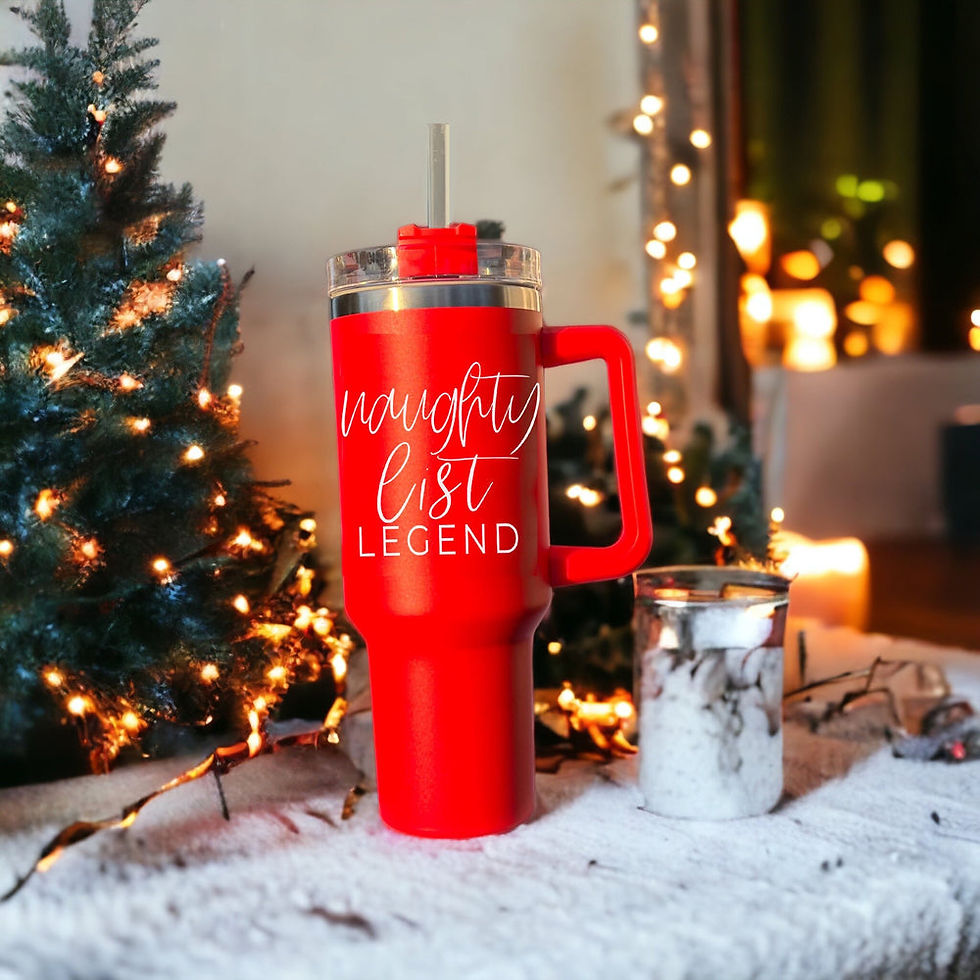 Thumbnail: Naughty Legend 40oz Christmas Tumbler – Funny Holiday Cup