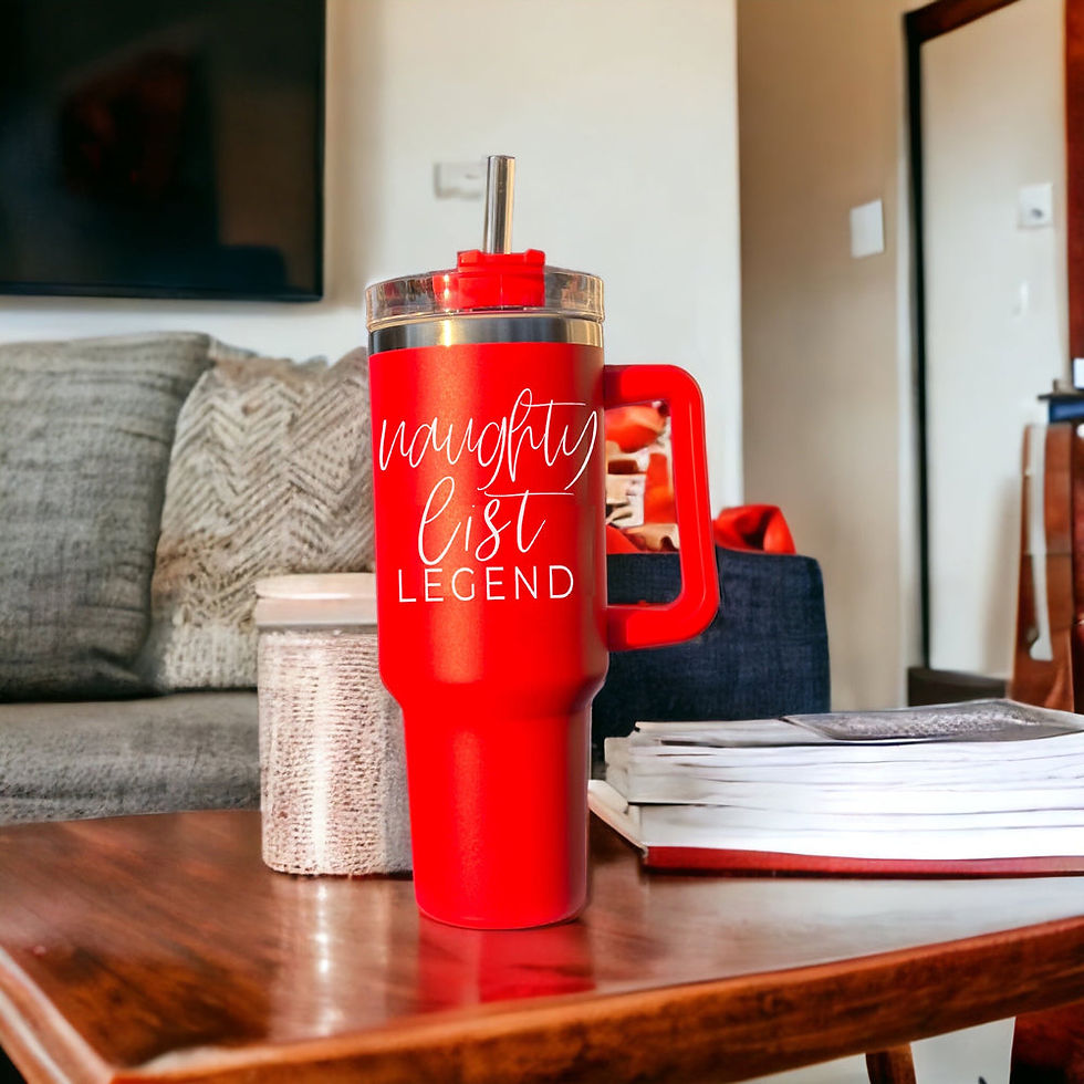 Thumbnail: Naughty Legend 40oz Christmas Tumbler – Funny Holiday Cup