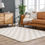 Thumbnail: Atira Light Brown Checkered Area Rug