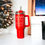 Thumbnail: Mama Needs a Silent Night 40oz Insulated Mug – Christmas Tumbler with Handle
