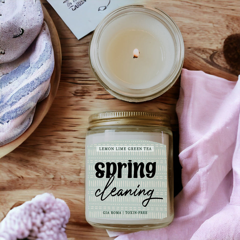 Thumbnail: Lemon Lime Green Tea Candle – Green Tea Verbena Soy Candle | 9oz
