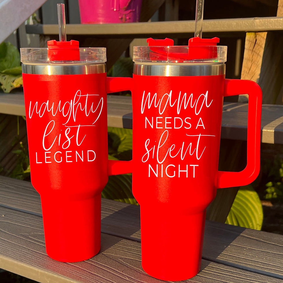 Thumbnail: Naughty Legend 40oz Christmas Tumbler – Funny Holiday Cup