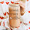 Thumbnail: Coffee Status 20oz Glass Cup – Funny Iced Coffee Tumbler