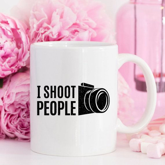 Thumbnail: I Shoot People Mug – Funny Photography Coffee Mug