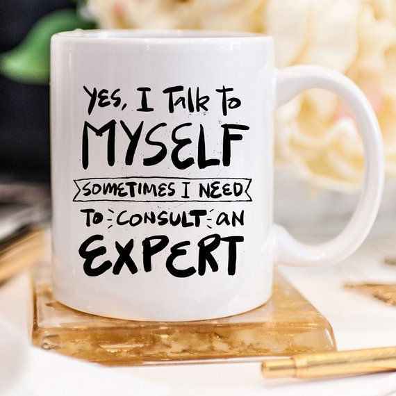 Thumbnail: Yes I Talk to Myself Funny Coffee Mug