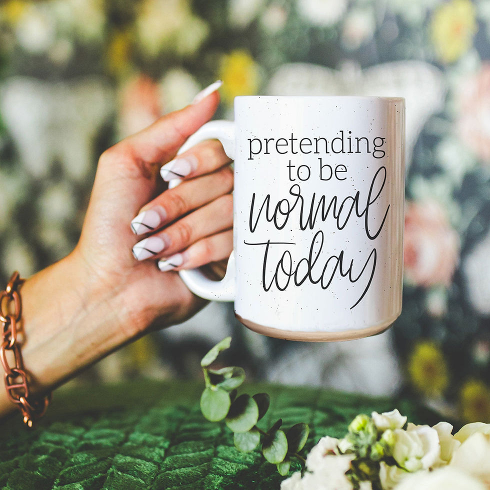 Thumbnail: Pretending to Be Normal Today – Funny Sarcasm Mug