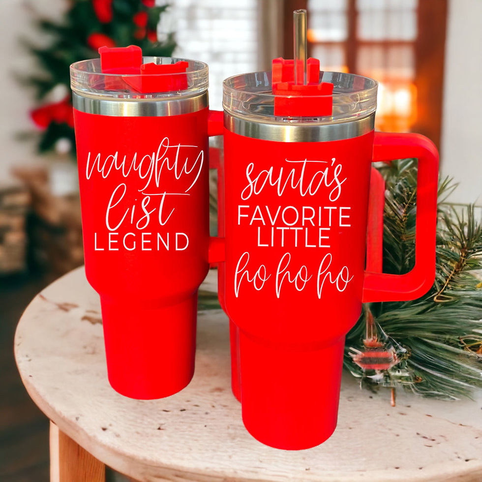 Thumbnail: Naughty Legend 40oz Christmas Tumbler – Funny Holiday Cup