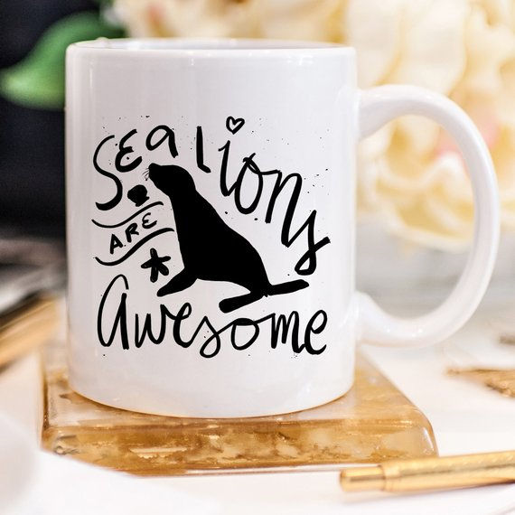 Thumbnail: Sea Lions Are Awesome – Funny Coffee Mug