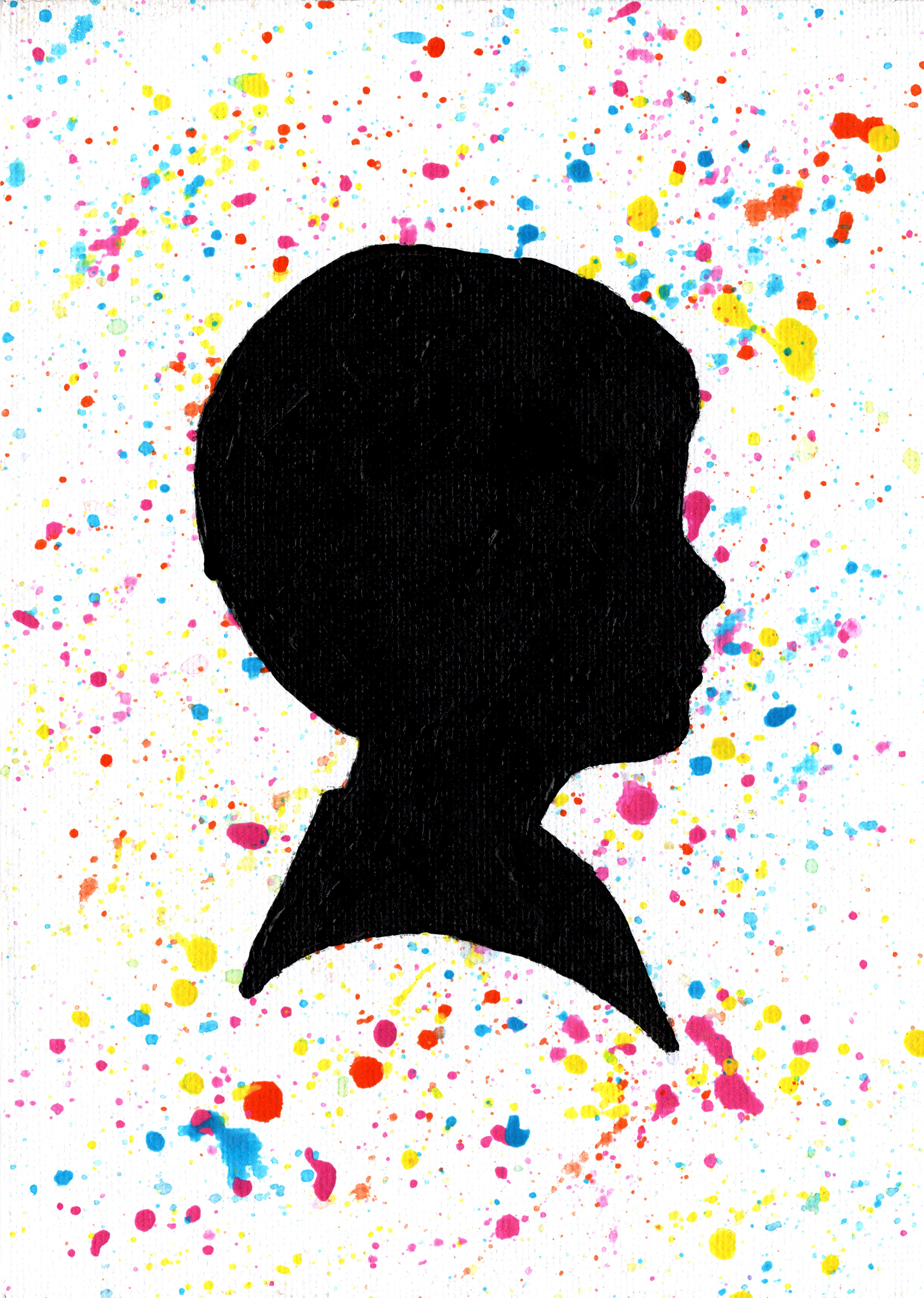 "Confetti Silhouette"