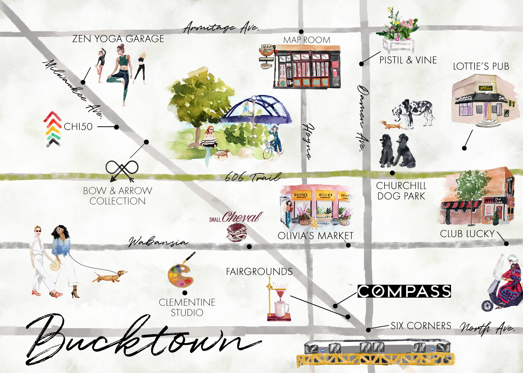 Bucktown Map