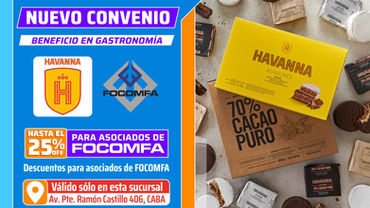 Nuevo Convenio Sucursal Havanna, Av. Pte. R. Castillo 406