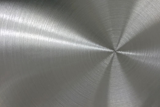 Surface métallique polie