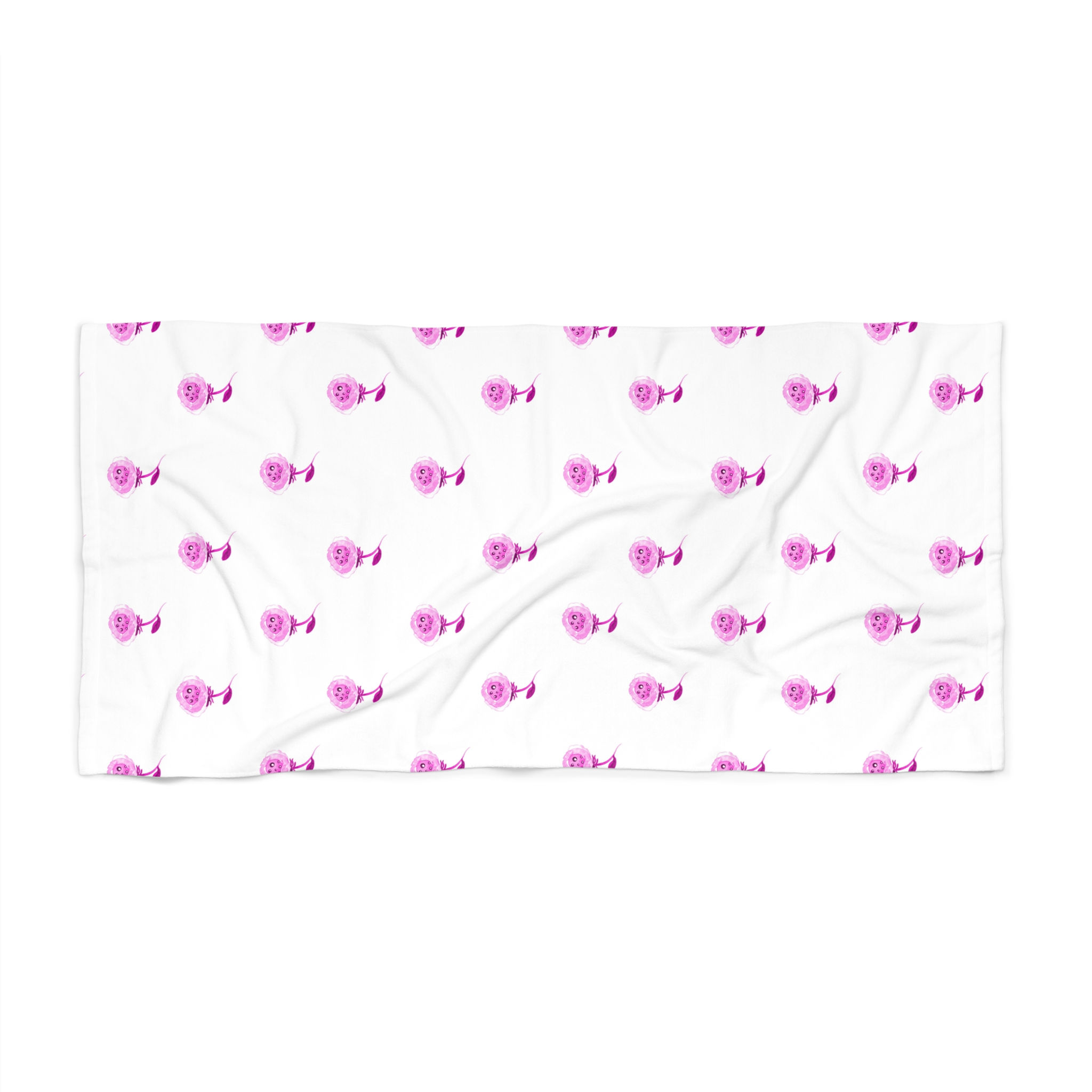 Beach Towel Rose Bud Pink