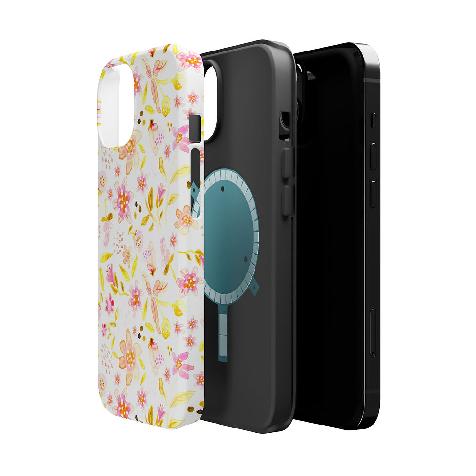 Thumbnail: MagSafe Tough Cases Haley Floral Vintage Pink