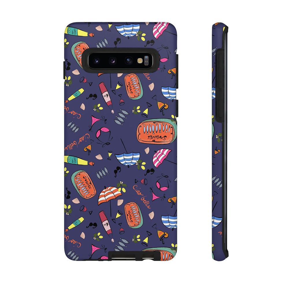 Thumbnail: Summer in Italy Blue Samsung Series Phone Case for Tough Protection, Style