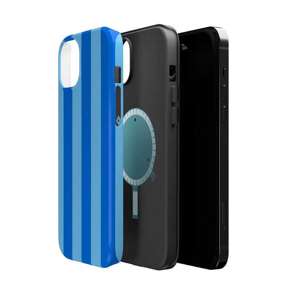 Thumbnail: MagSafe Tough Cases Blue Blue Stripe