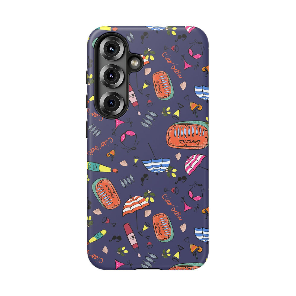 Thumbnail: Summer in Italy Blue Samsung Series Phone Case for Tough Protection, Style