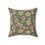 Thumbnail: Floral Vintage Green Decorative Pillow — Retro Flower Pattern Green