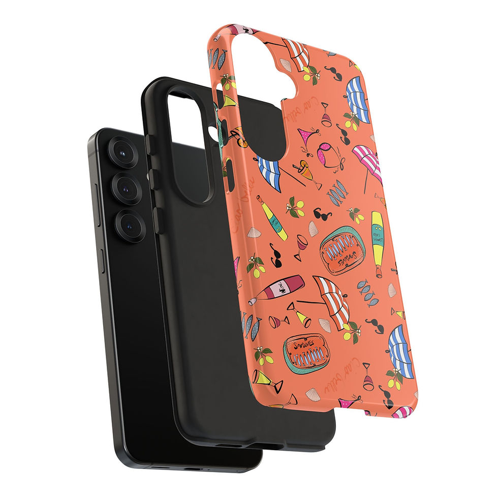 Thumbnail: Summer in Italy Orange Samsung Series Phone Case for Tough Protection, Style