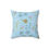 Thumbnail: Custom Design Square Pillow English Garden Cottage Calico