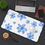 Thumbnail: Desk Mat Floral Design Tropical Blue