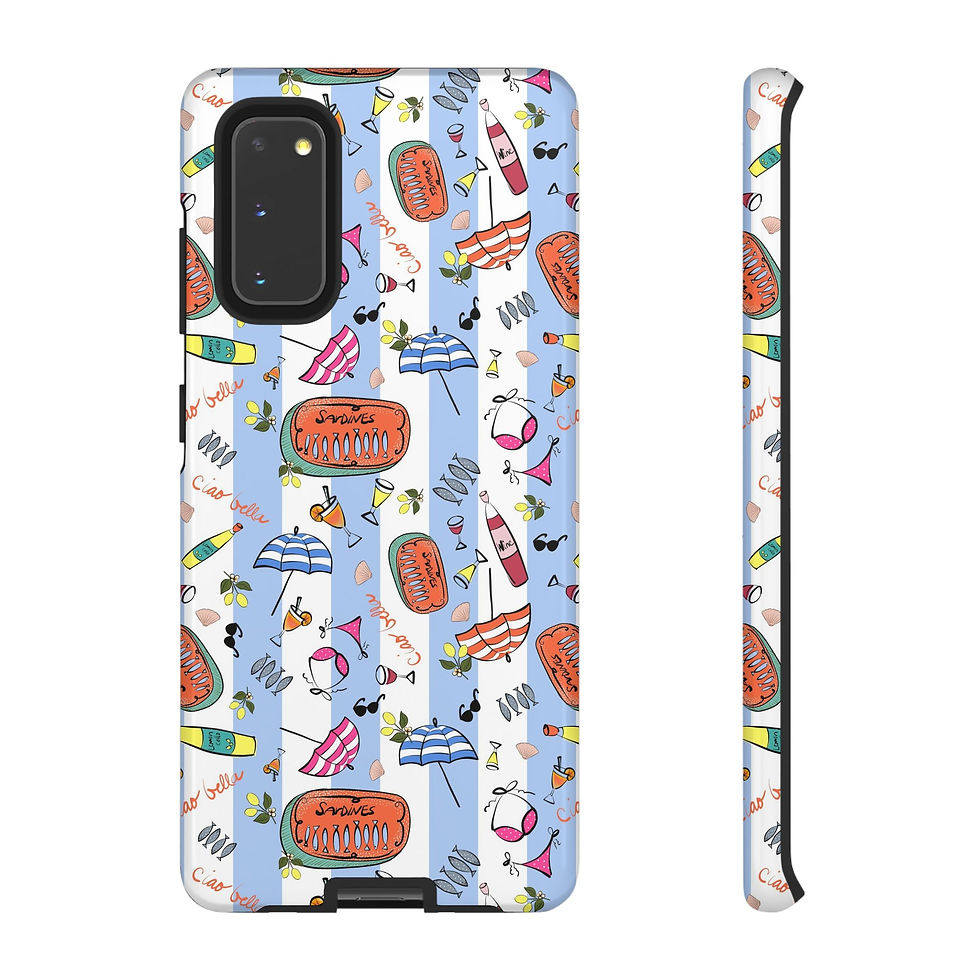 Thumbnail: Summer in Italy Stripes Samsung Series Phone Case for Tough Protection, Style