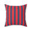 Thumbnail: Custom Design Square Pillow Stripes Red and Navy