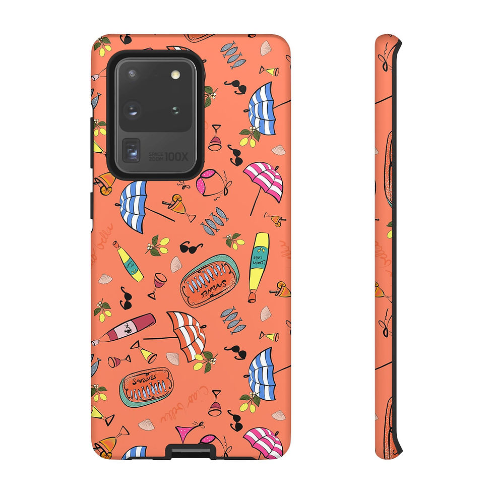 Thumbnail: Summer in Italy Orange Samsung Series Phone Case for Tough Protection, Style