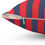 Thumbnail: Custom Design Square Pillow Stripes Red and Navy