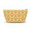 Thumbnail: Floral Retro Cosmetic Pouch — Orange Scallop Accessory Bag
