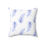 Thumbnail: Custom Design Square Pillow Watercolor paisley Design blue