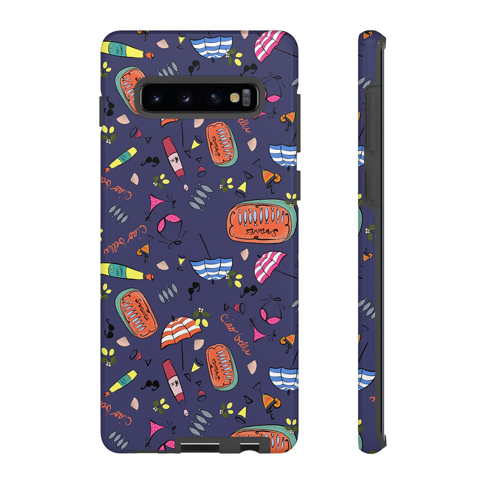 Thumbnail: Summer in Italy Blue Samsung Series Phone Case for Tough Protection, Style