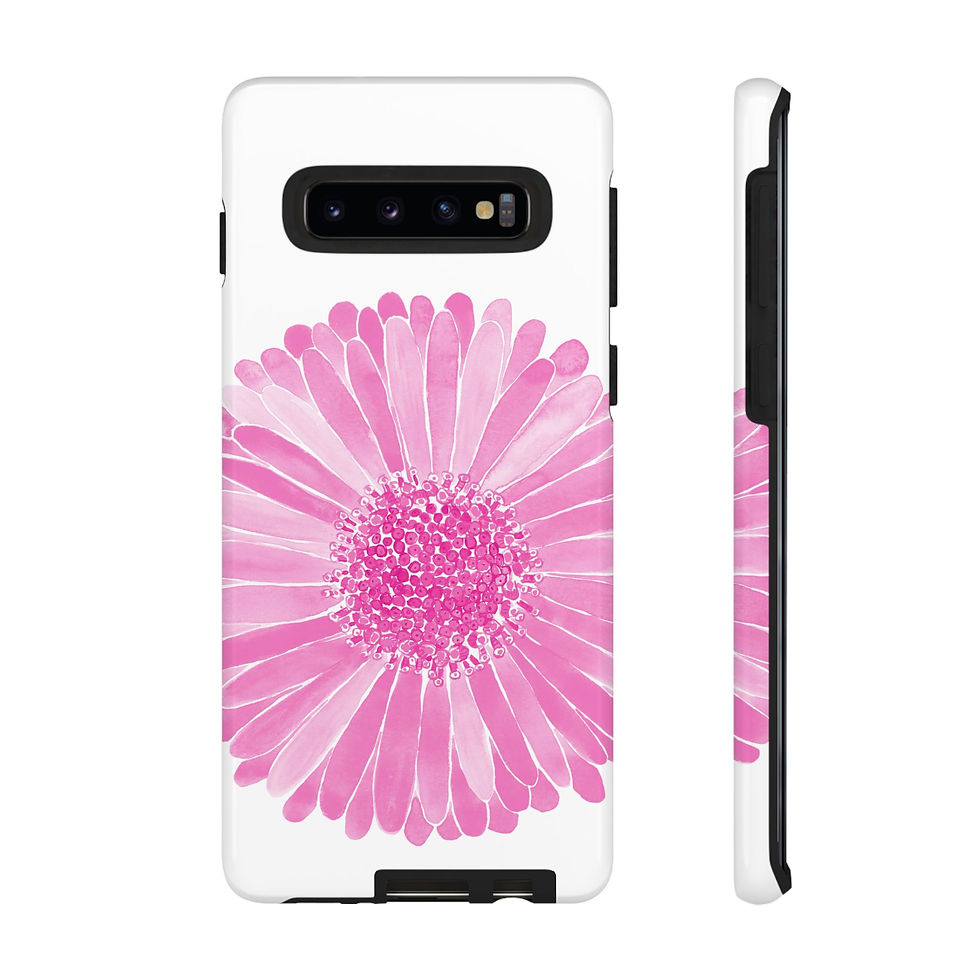 Thumbnail: Pink Gerber Daisy Design Samsung Series Phone Case for Tough Protection