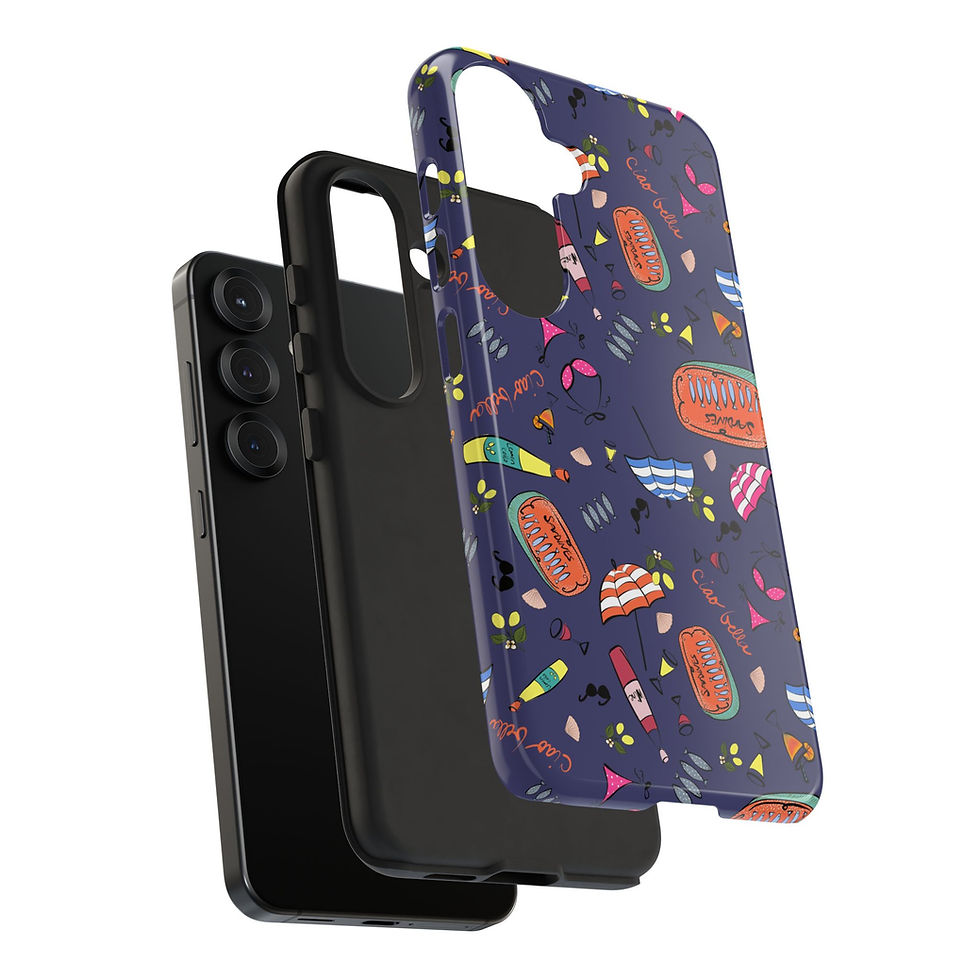 Thumbnail: Summer in Italy Blue Samsung Series Phone Case for Tough Protection, Style
