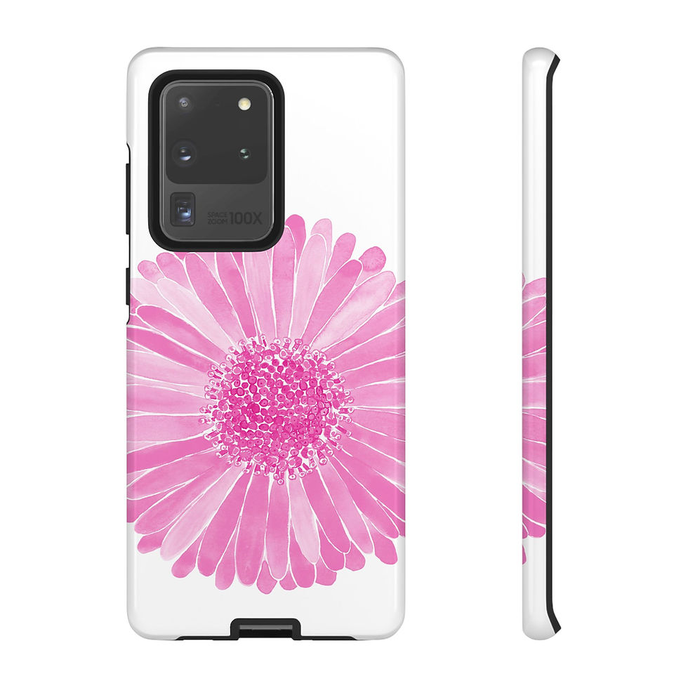 Thumbnail: Pink Gerber Daisy Design Samsung Series Phone Case for Tough Protection