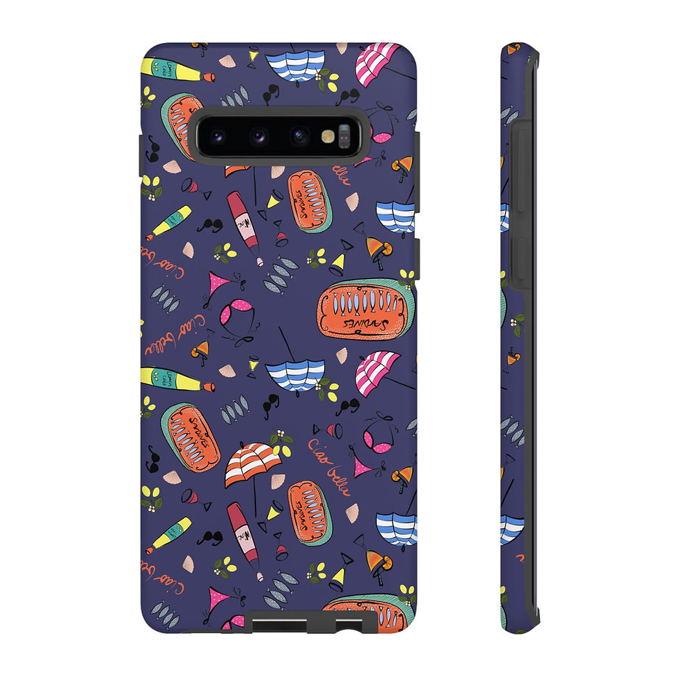 Thumbnail: Summer in Italy Blue Samsung Series Phone Case for Tough Protection, Style