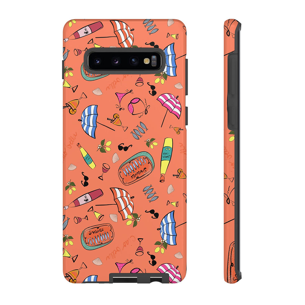 Thumbnail: Summer in Italy Orange Samsung Series Phone Case for Tough Protection, Style