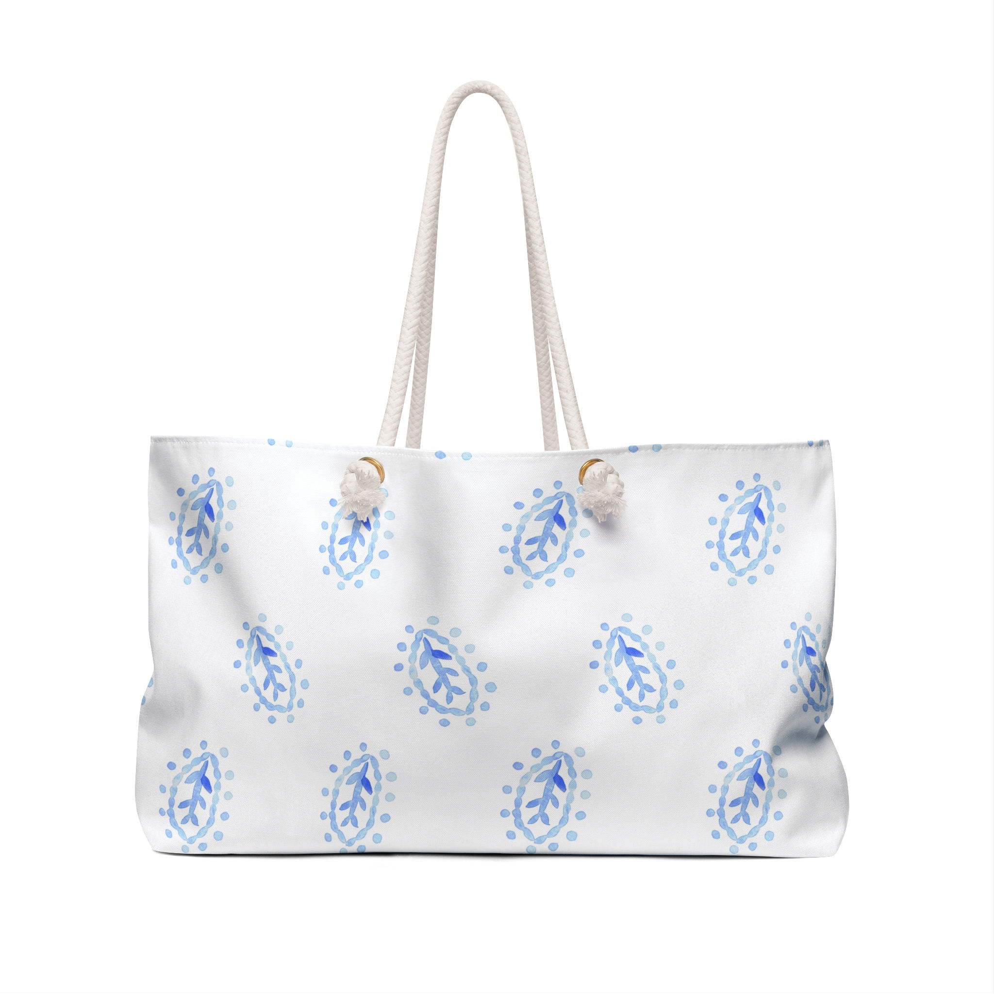 Chic Floral Weekender Bag - Perfect for Travel & Getaways Savannah Blue