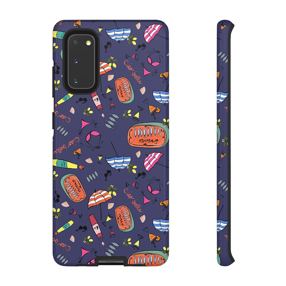 Thumbnail: Summer in Italy Blue Samsung Series Phone Case for Tough Protection, Style