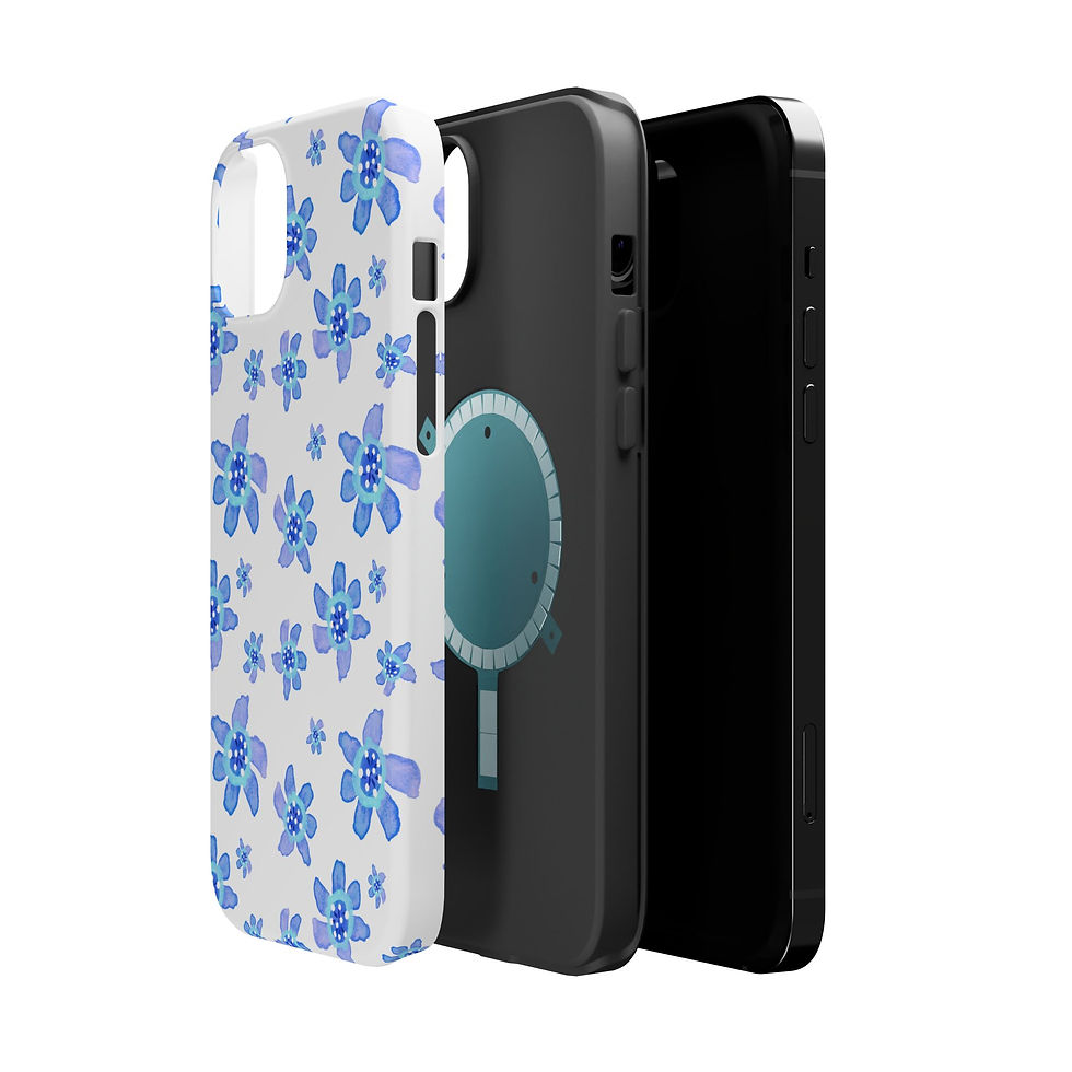 Thumbnail: MagSafe Tough Phone Case Shelby Cornflower Blue 2